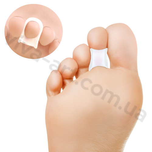 Кільце з гелю для вирівнювання молоткоподібних пальців, універсальний розмір, шт.